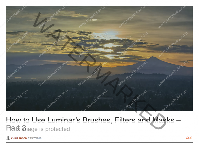 How to Use Luminar’s Brushes, Filters and Masks – Part 3