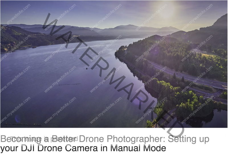 Becoming a Better Drone Photographer -Setting up your DJI Drone Camera in Manual Mode