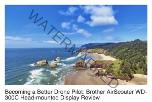 Becoming a Better Drone Pilot-Brother AirScouter WD-300C Head-mounted Display Review