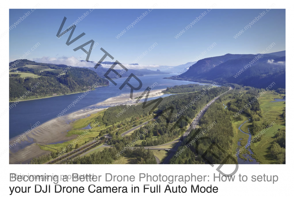Becoming a Better Drone Photographer -How to setup your DJI Drone Camera in Full Auto Mode